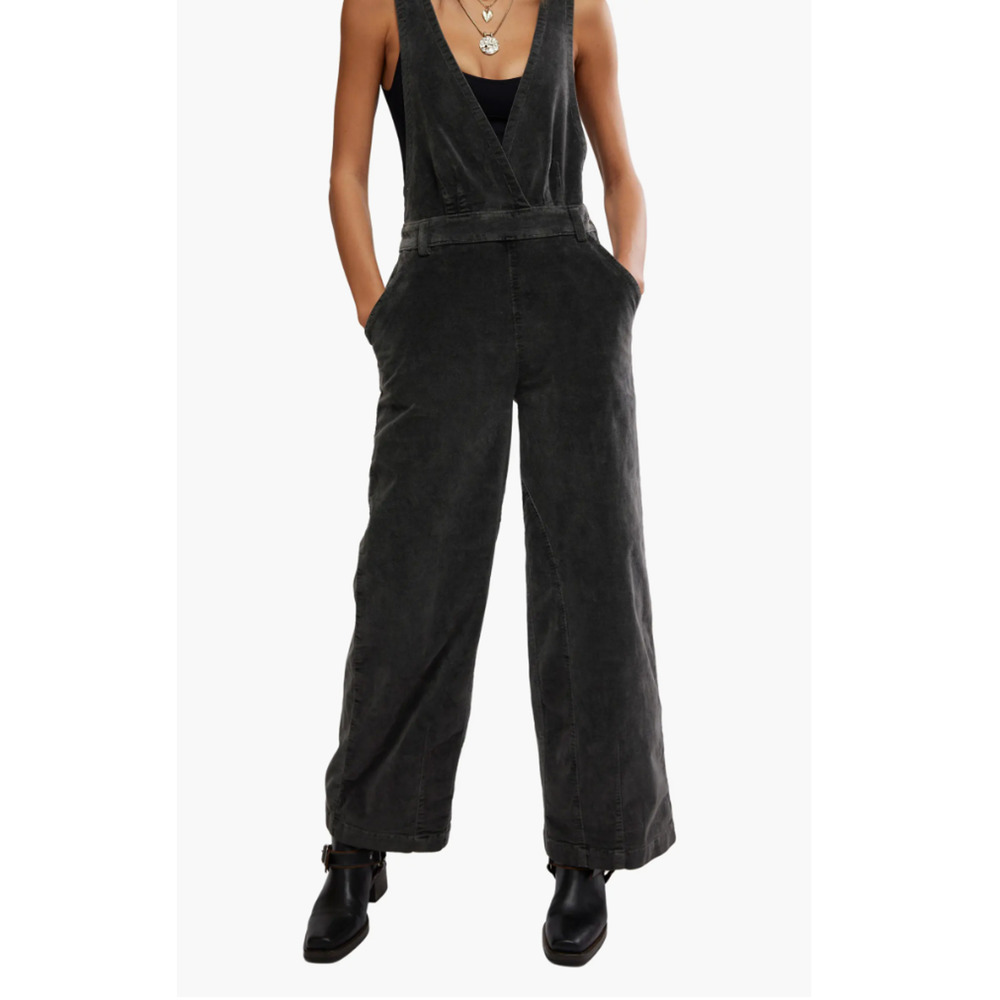 FREE PEOPLE New Mara Cord Overalls Jumpsuit // 10 - Picture 16 of 16
